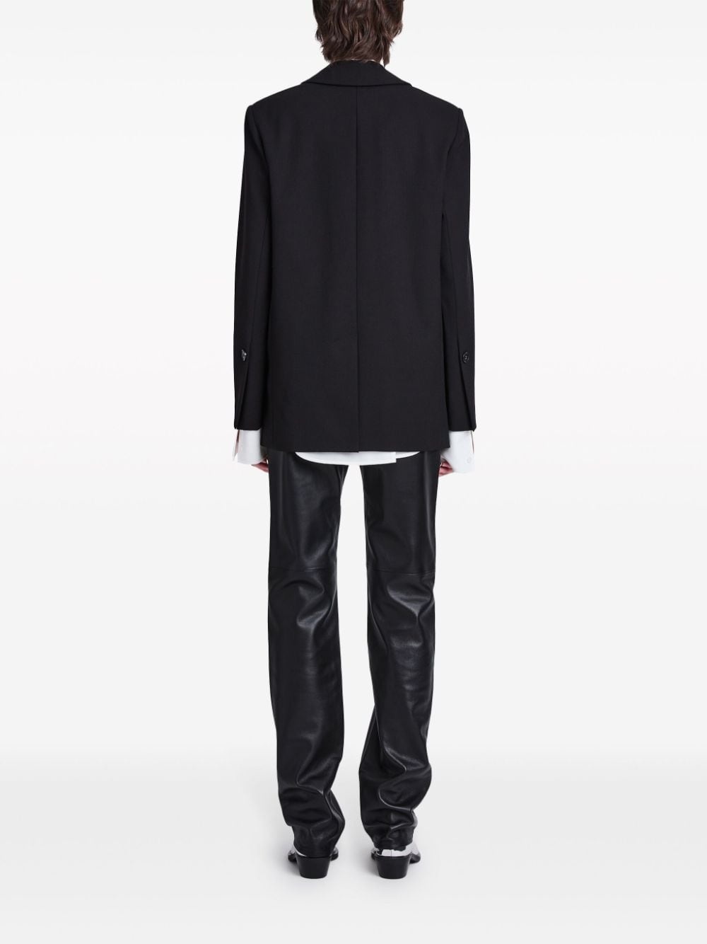 single-breasted tailored blazer - 4
