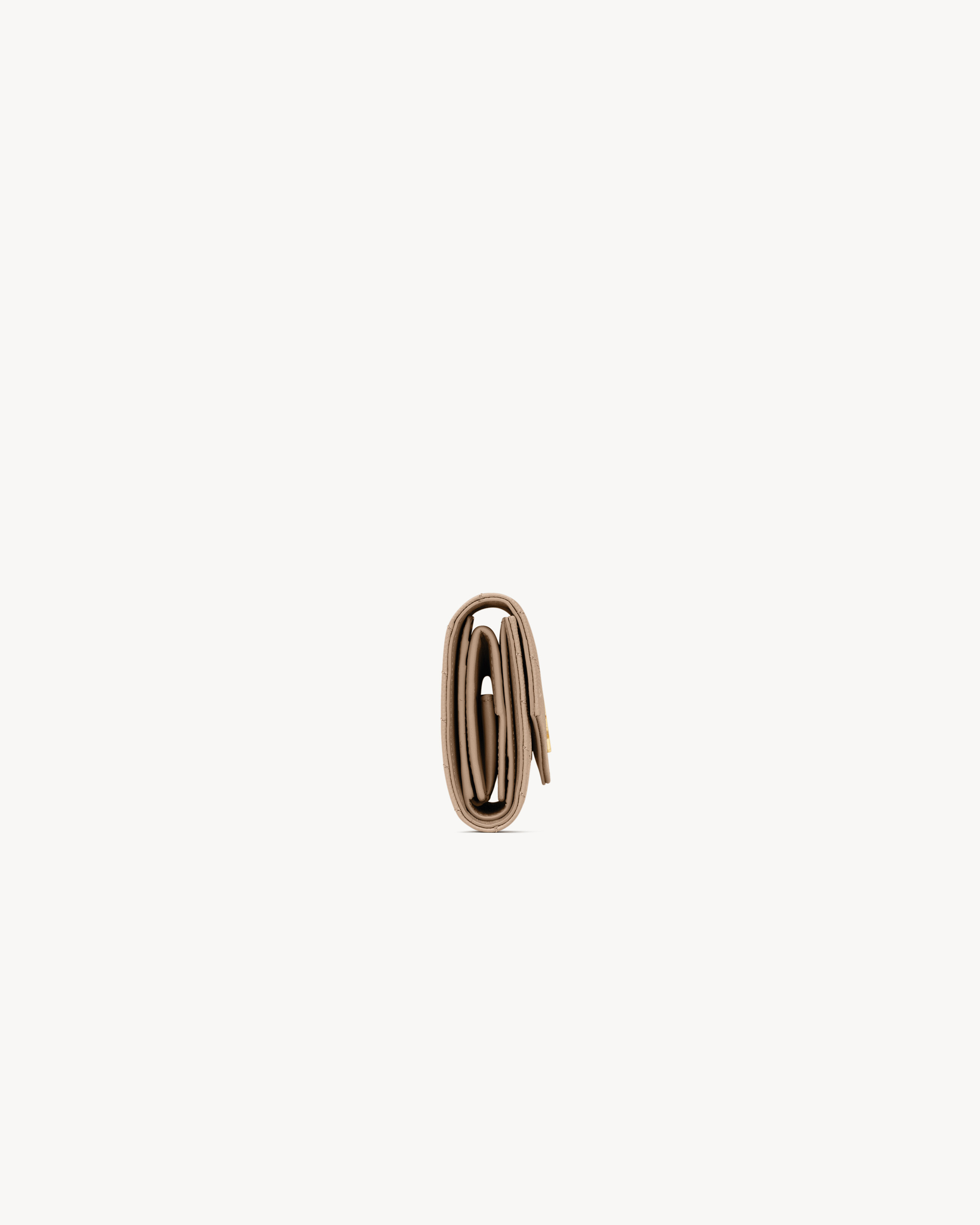 CASSANDRE MATELASSÉ MULTI-FOLDED WALLET IN GRAIN DE POUDRE LEATHER - 3