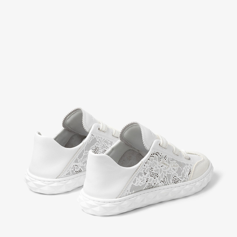 JIMMY CHOO Diamond Light Flex F
White Leather Mix and Perforated Leather Lace Low Top Trainers outlook