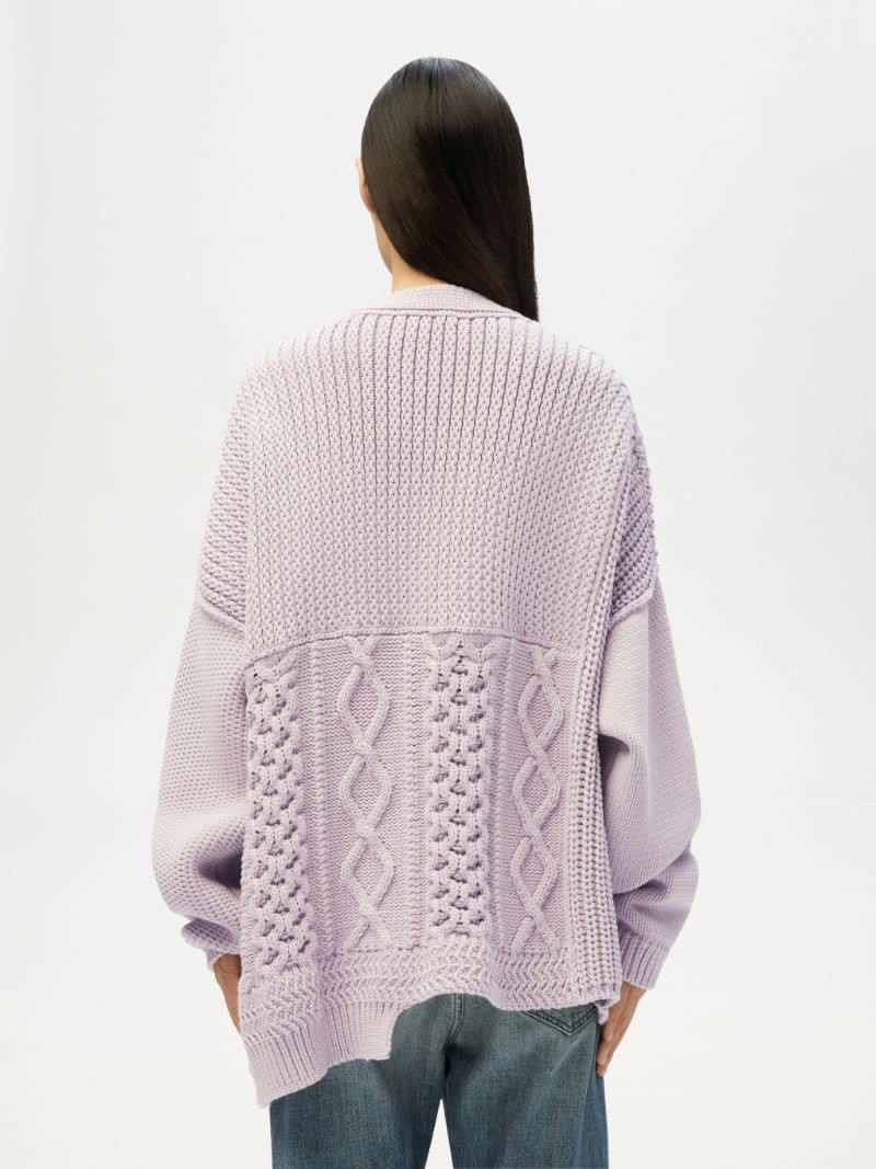 PATCHWORK KNIT CARDIGAN 5