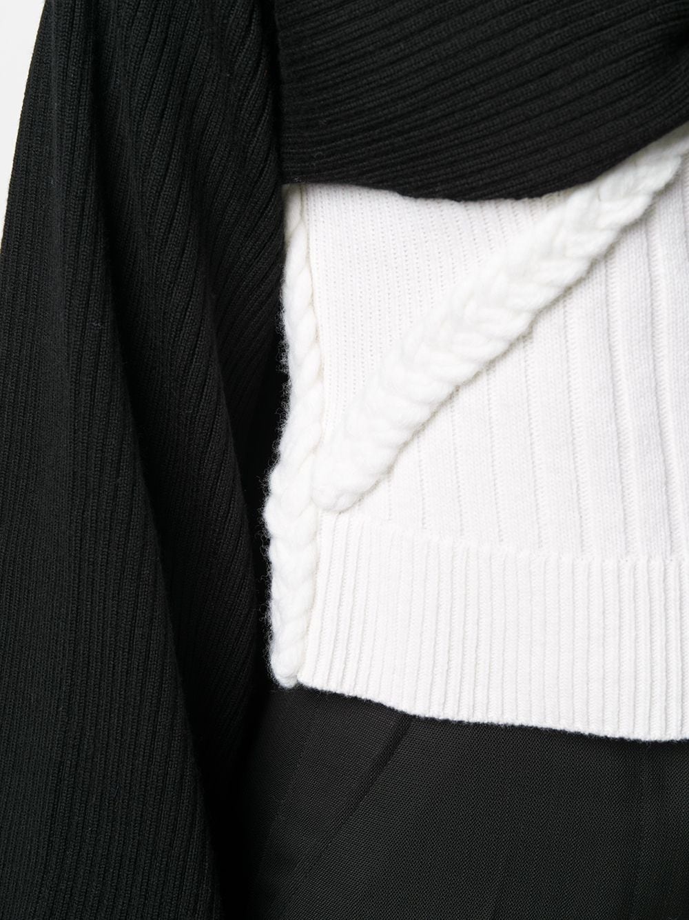 Fully Fashioned turtle neck cape - 5