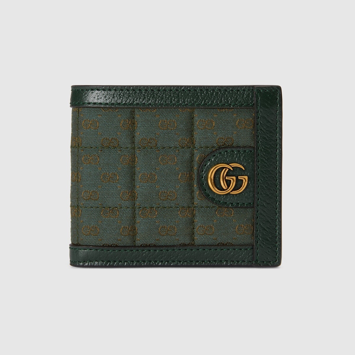 Mini GG canvas wallet - 1