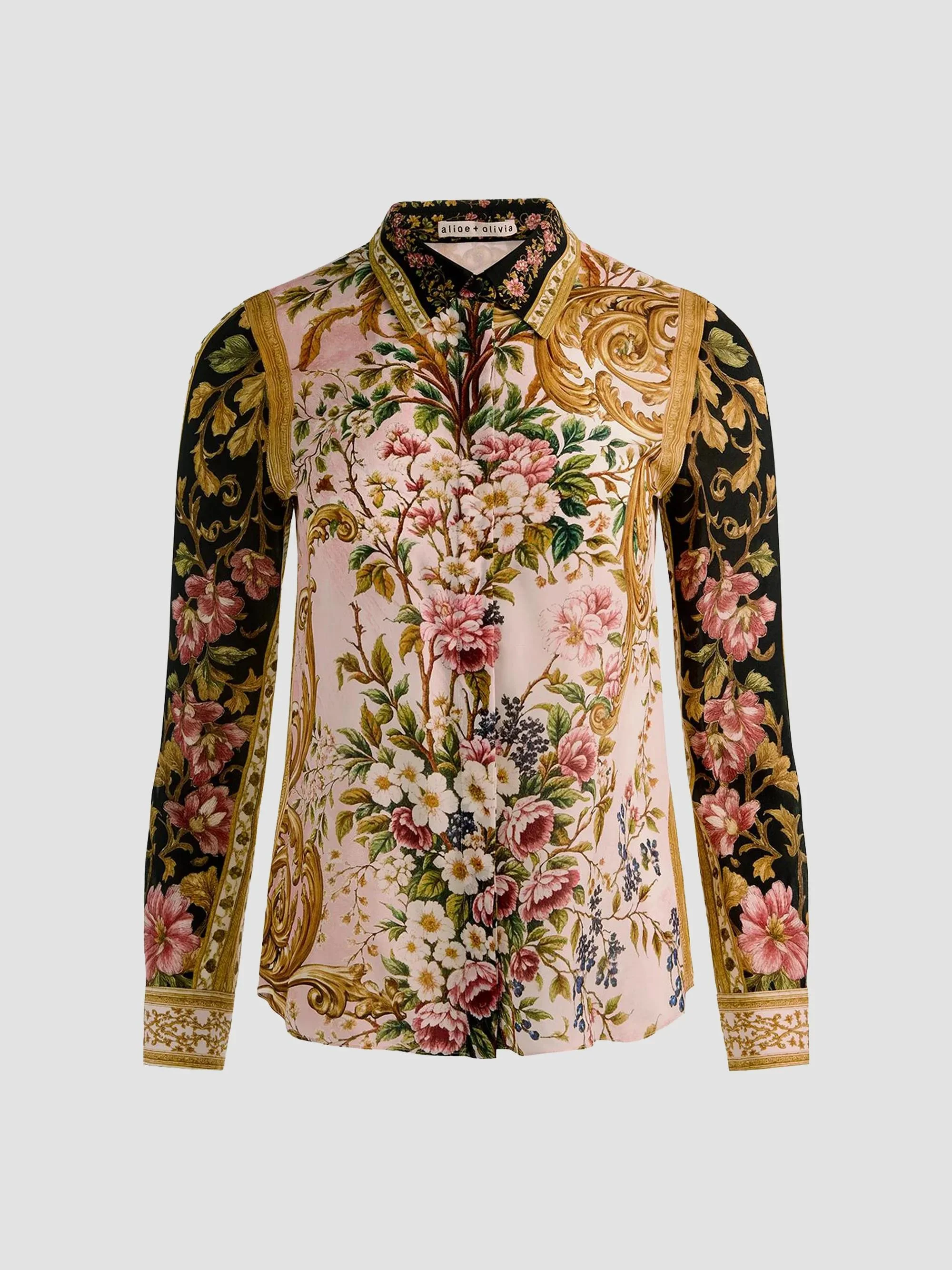 Women's Willa Floral Button-Front Top - True Grandeur - 1