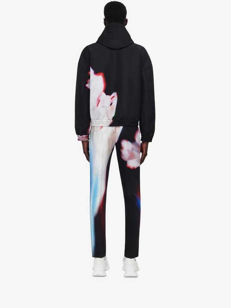 Men's Solarised Flower Windbreaker in Multicolor 4