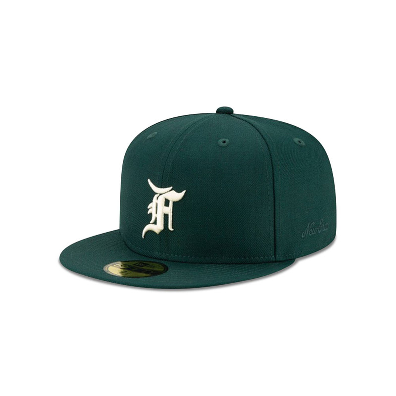 Fear of God Essentials x New Era 59Fifty Fitted 'Dark Green' - 1