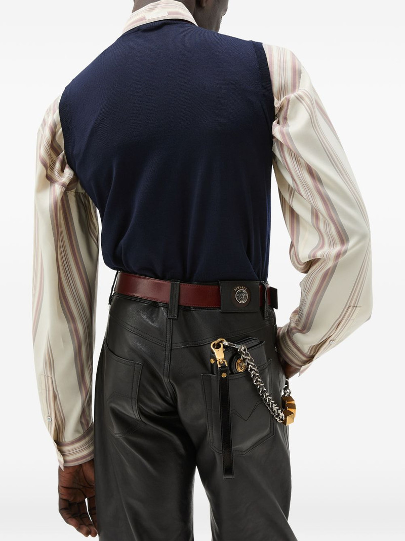 embroidered wool knit vest 3