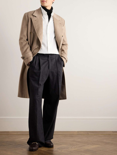 Brunello Cucinelli Button-Down Collar Cotton-Poplin Shirt outlook