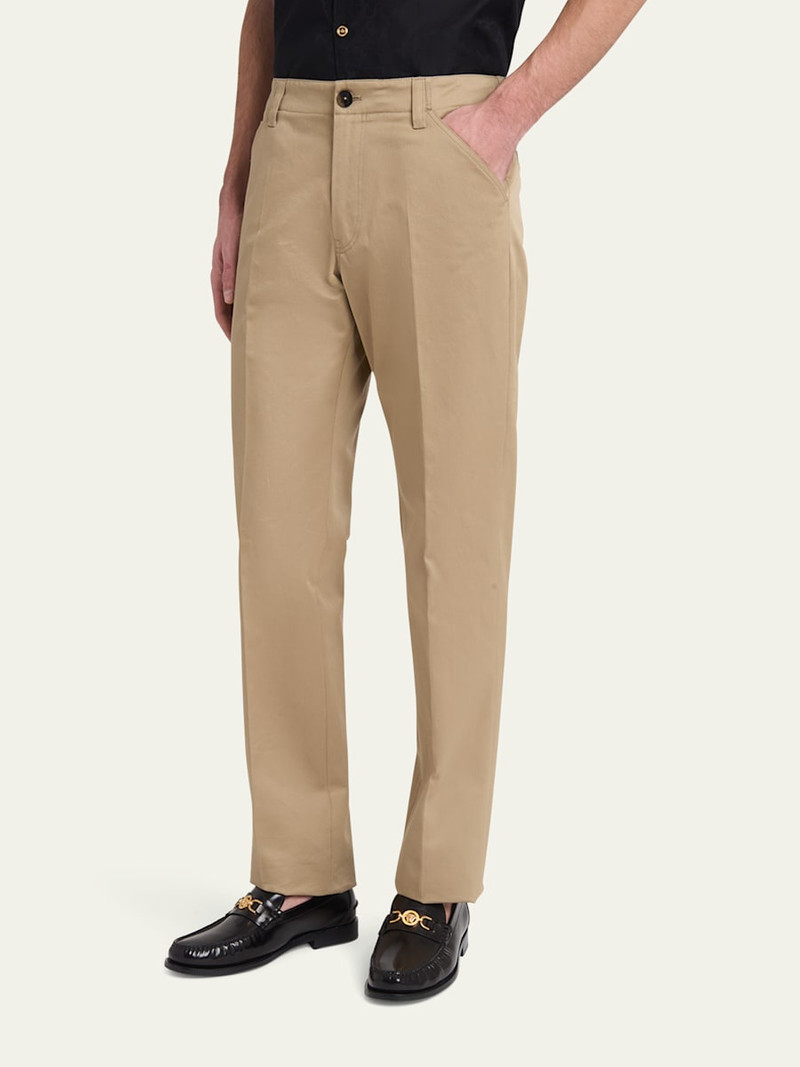 VERSACE Men's Medusa Slim Twill Trousers outlook