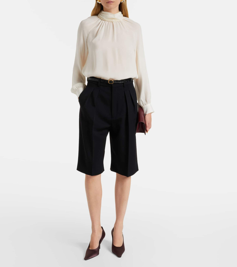 NILI LOTAN Axelle silk georgette blouse outlook