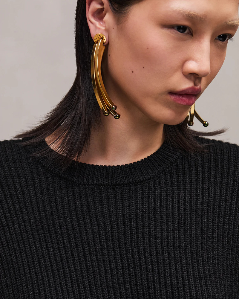 OVERSIZE KNIT CREWNECK BLACK 7