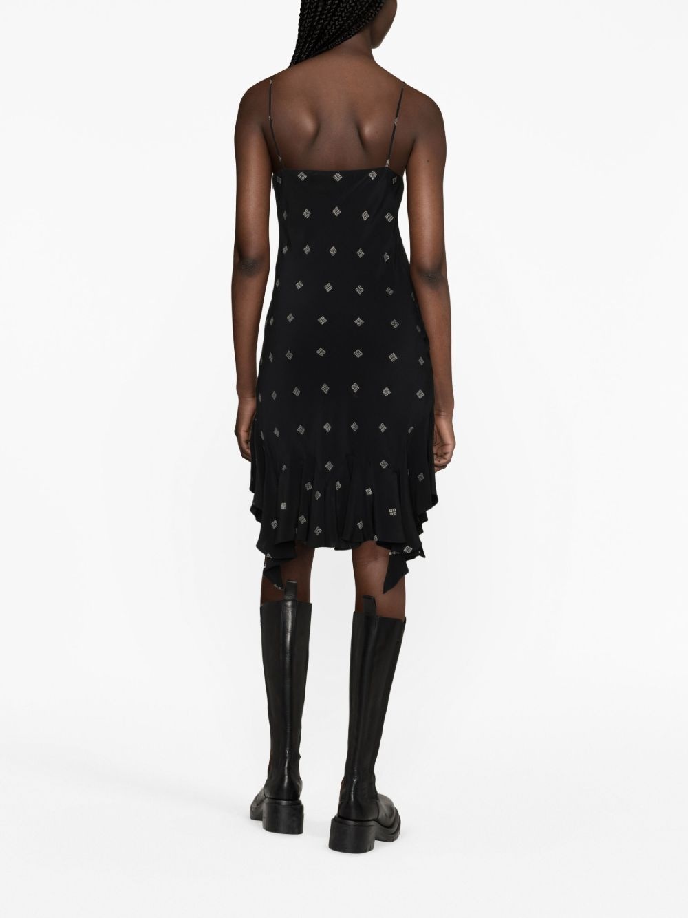4G silk short dress - 4