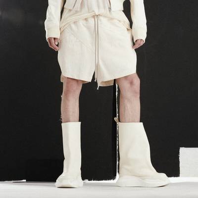 Rick Owens DRKSHDW Fogachine Sneaks Boots in Natural outlook