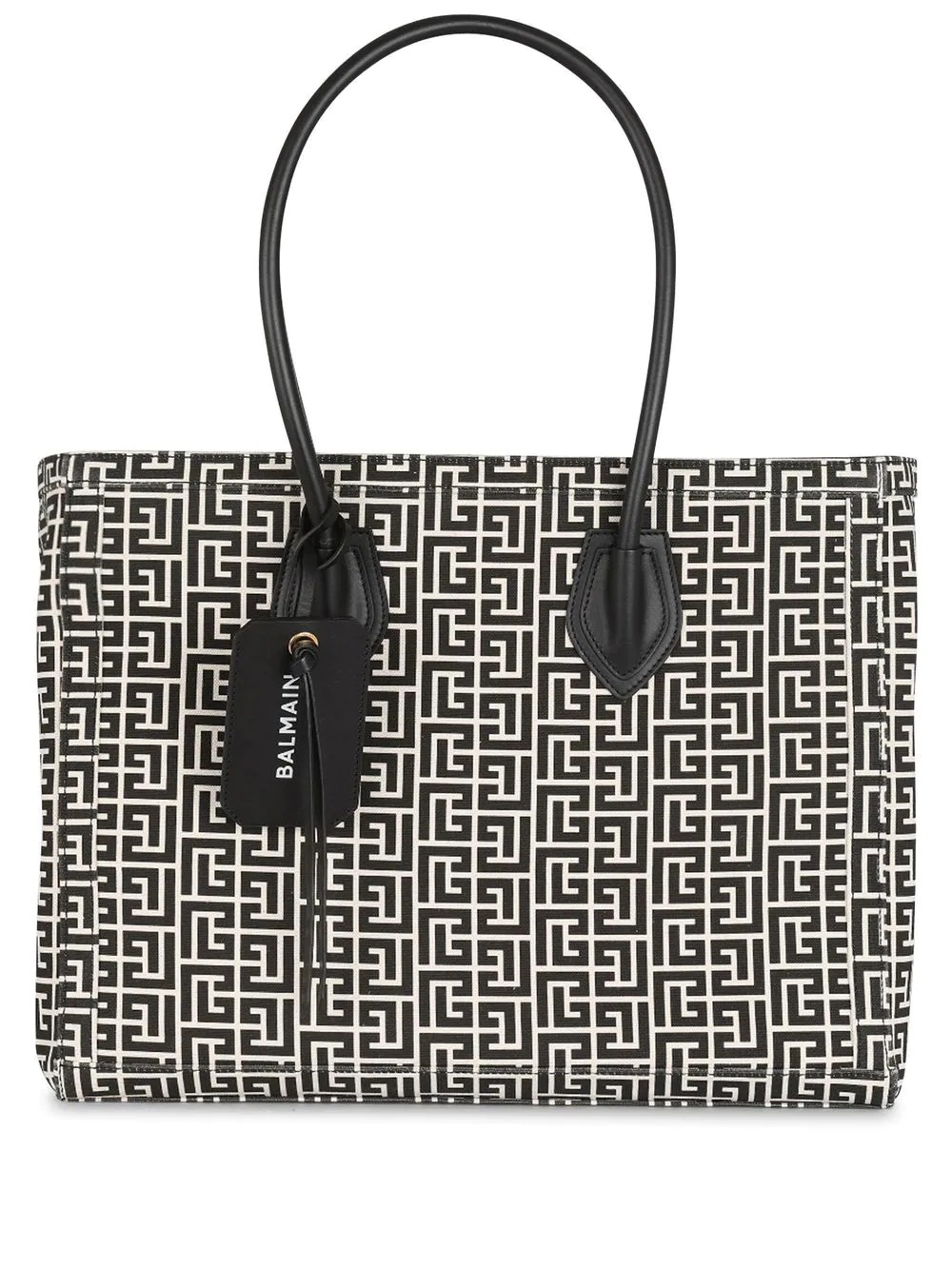 monogram-pattern tote bag - 1