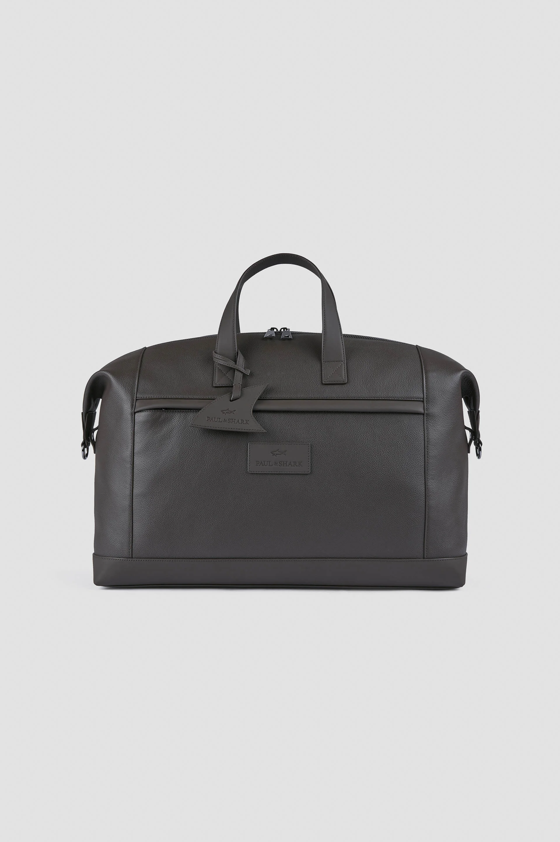 TUMBLED LEATHER HOLDALL - 1
