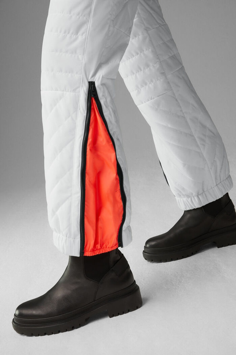 Piotta Quilted ski pants in Off-white 6