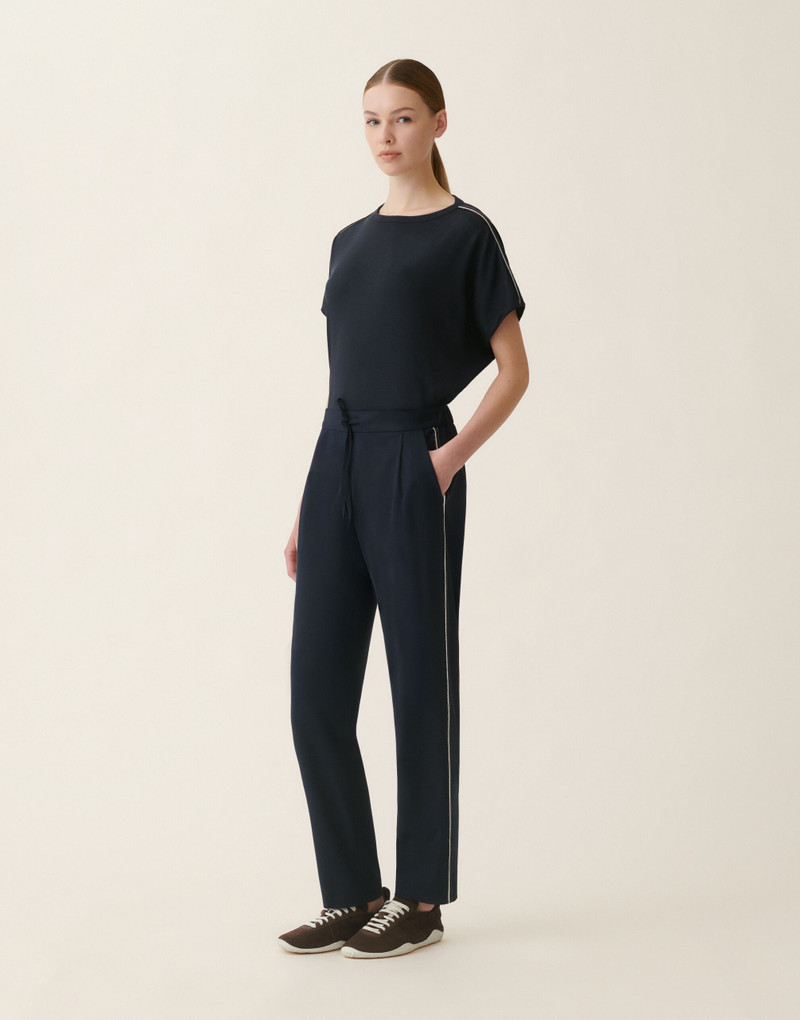 Spello jogging trousers in Milano stitch jersey 3