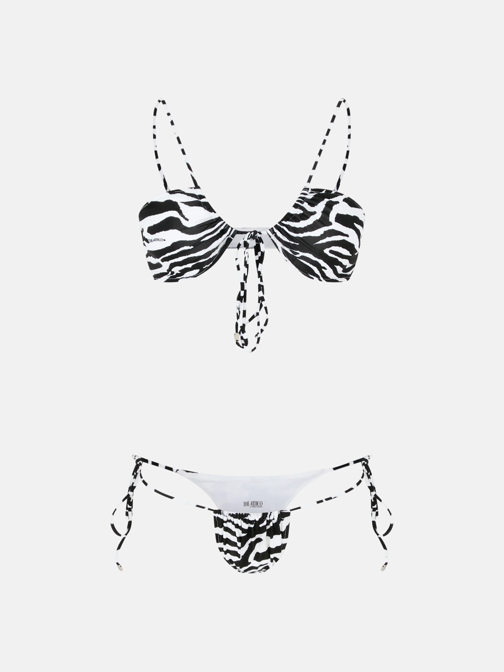 WHITE AND BLACK BIKINI - 1
