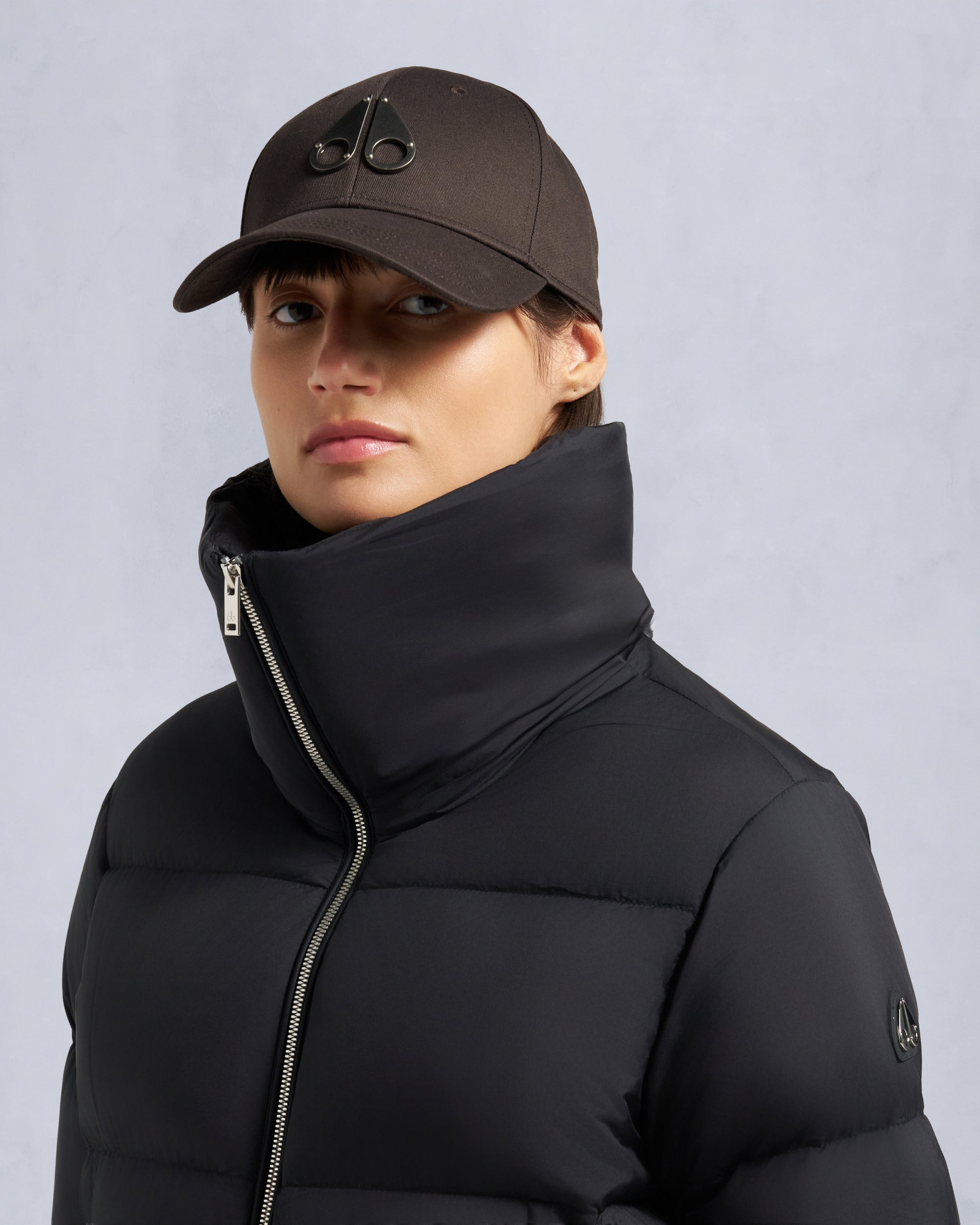 BELLE DUNE SHORT SHEARLING TRIM PUFFER - 7