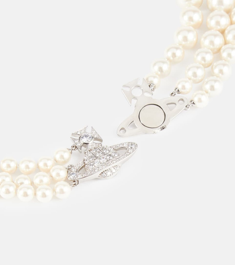 Vivienne Westwood Graziella embellished necklace outlook