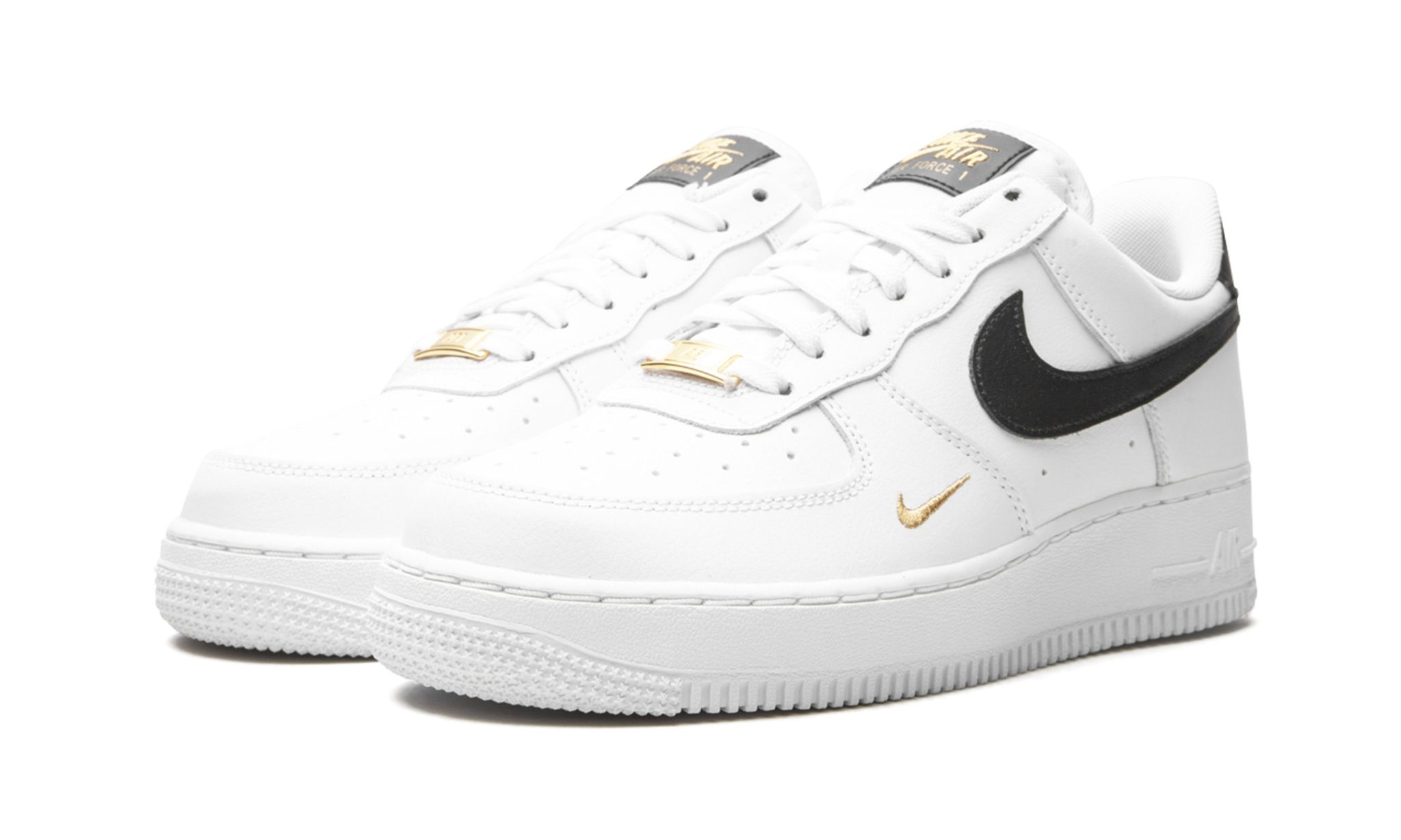 WMNS Air Force 1 Low Essential "White / Black / Gold" - 2