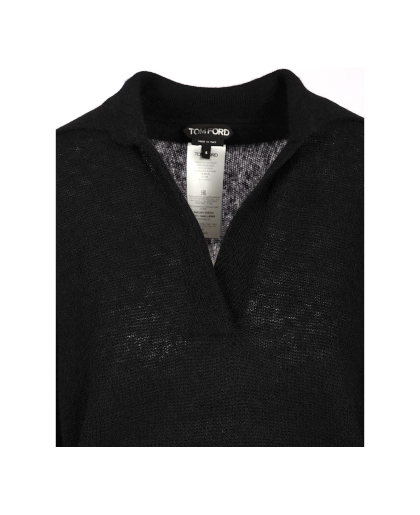 Wholegarment Cashmere Silk - 6gg Polo - 4