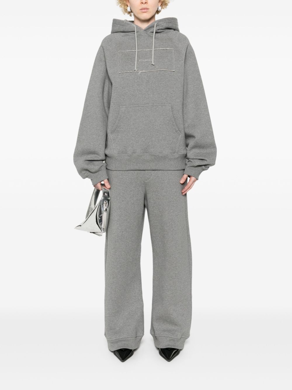 logo-patch hoodie - 2