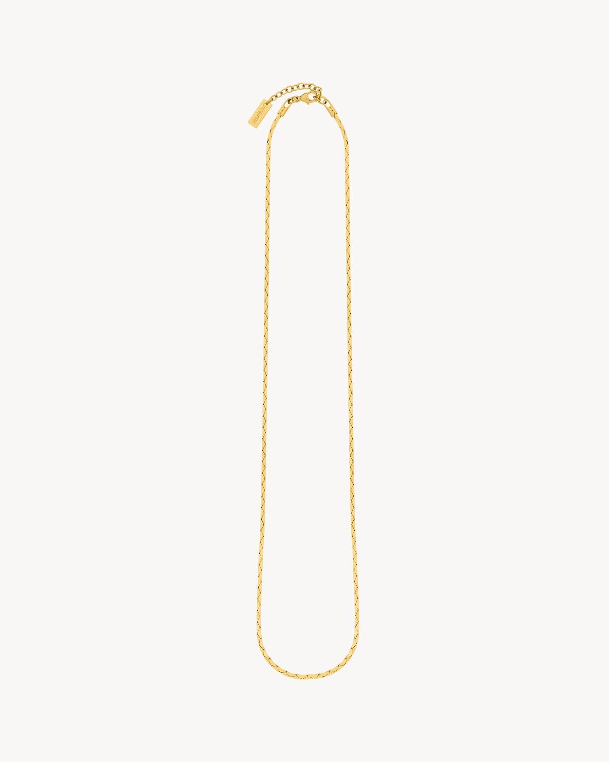 COBRA-CHAIN NECKLACE IN METAL - 2