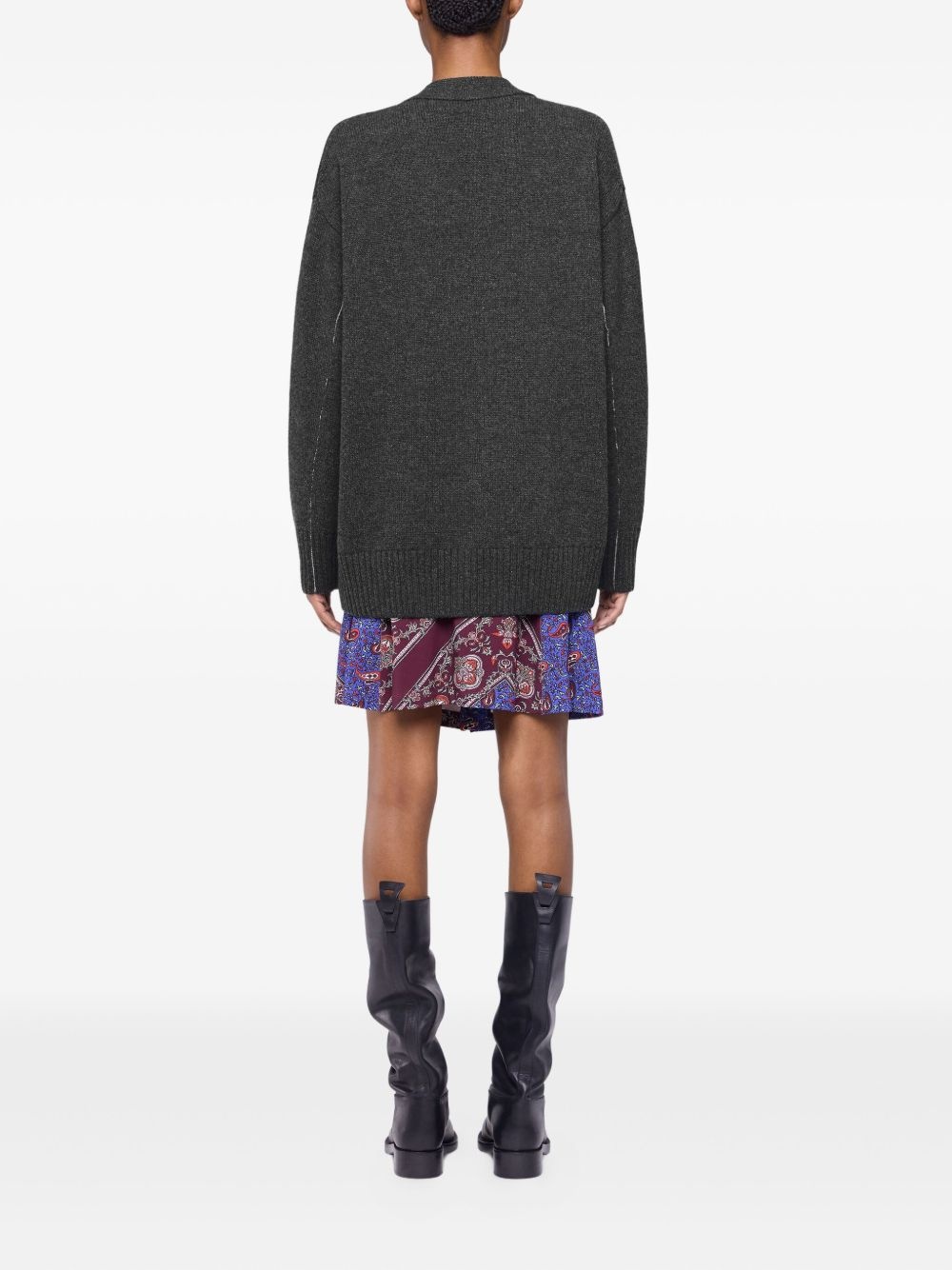 buttoned-up cardigan - 4
