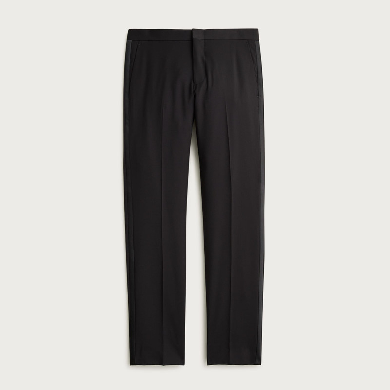 Ludlow Slim-fit tuxedo pant in Italian wool 1