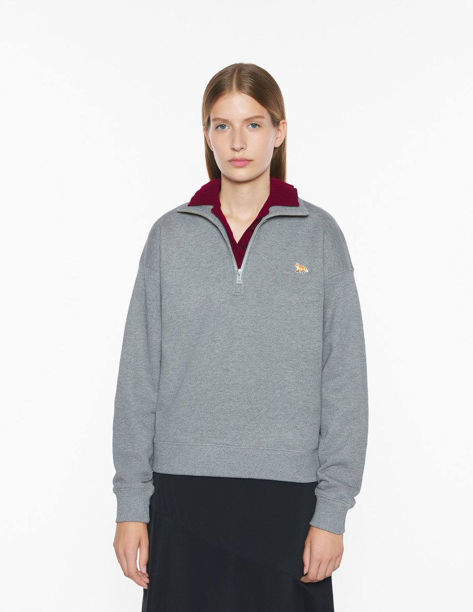 BABY FOX HALF ZIPPED SWEATSHIRT - 3