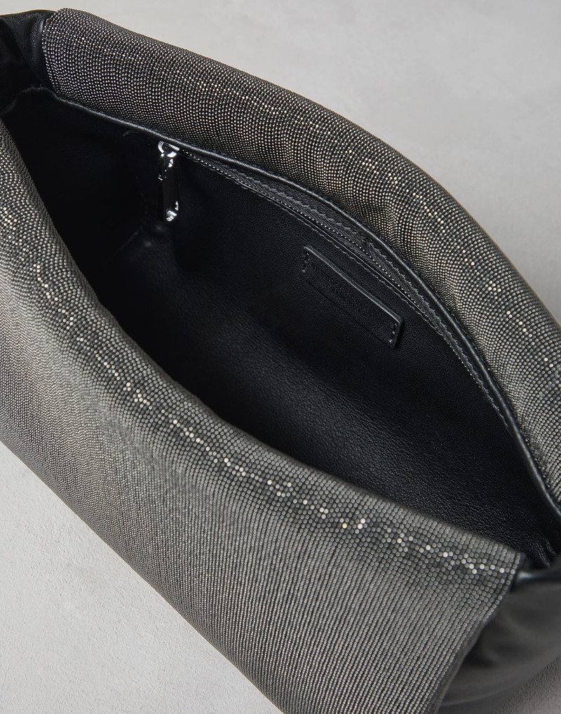 Calfskin precious clutch bag 5