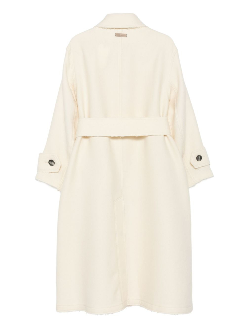 belted coat - 2