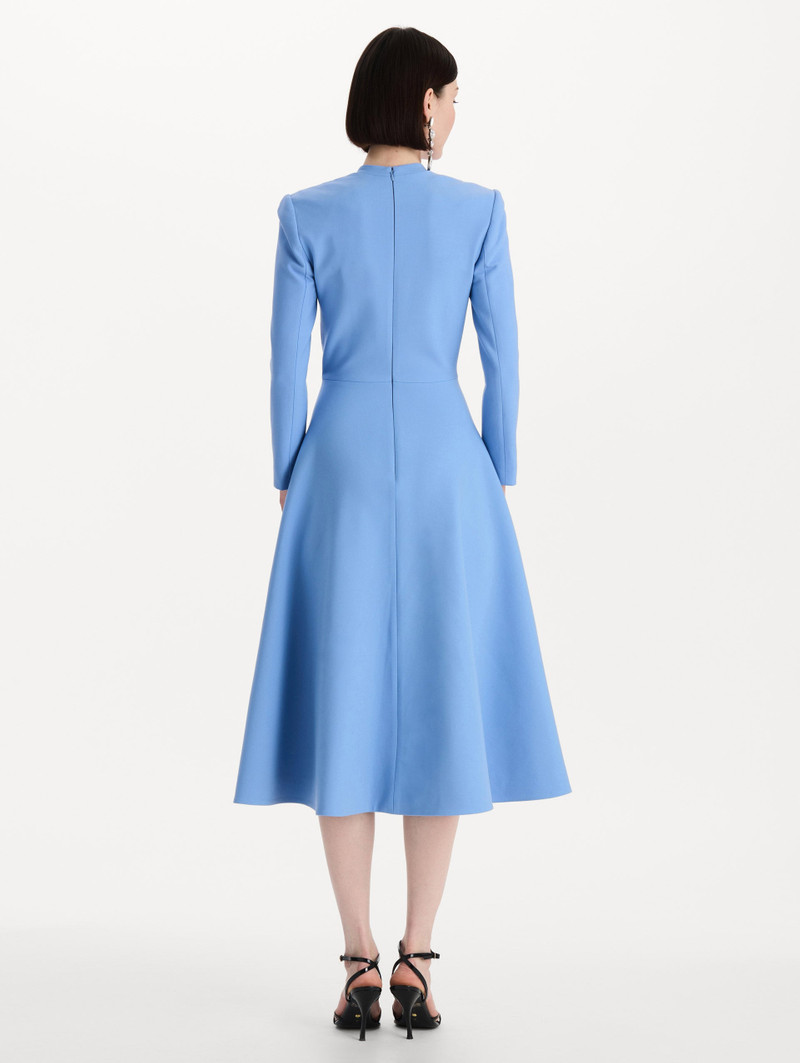 WOOL-BLEND LONG-SLEEVE DRESS 3