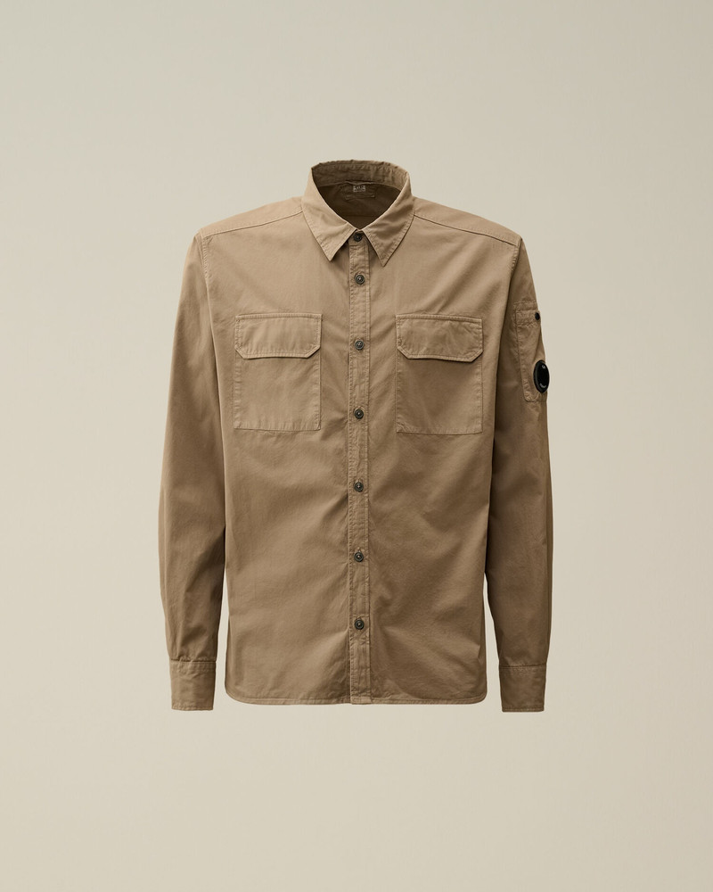 Organic Gabardine Buttoned Lens Shirt 1