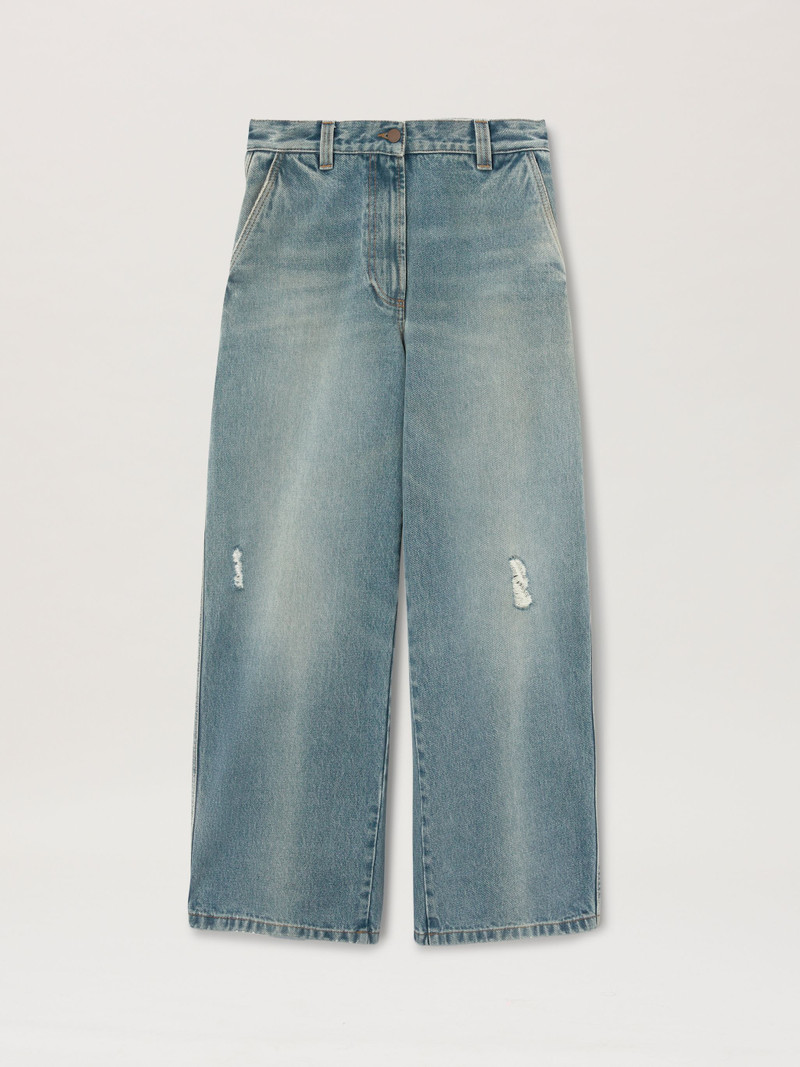 Paris Wide Denim Pants 1