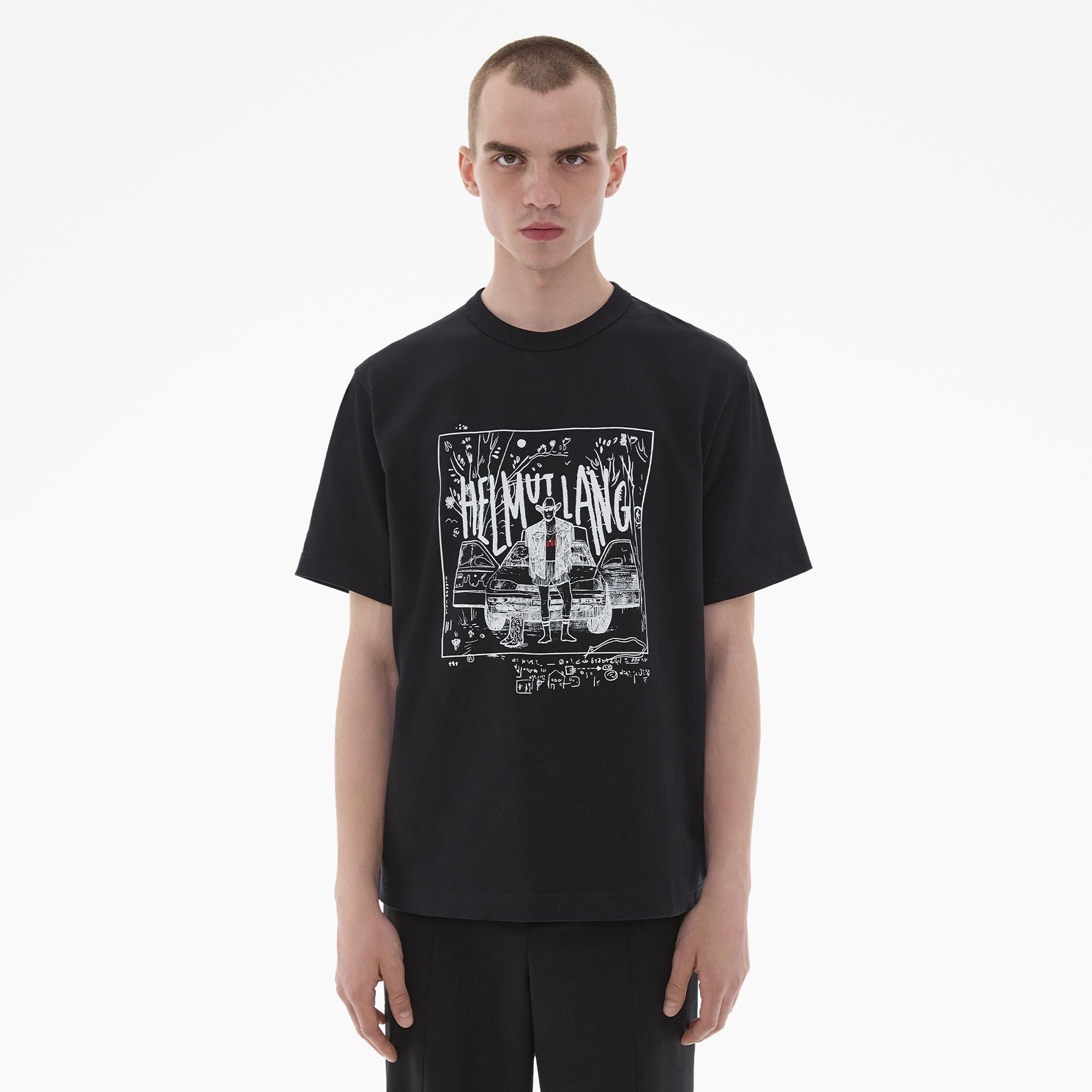 SCRIBBLED COWBOY LOGO TEE - 3
