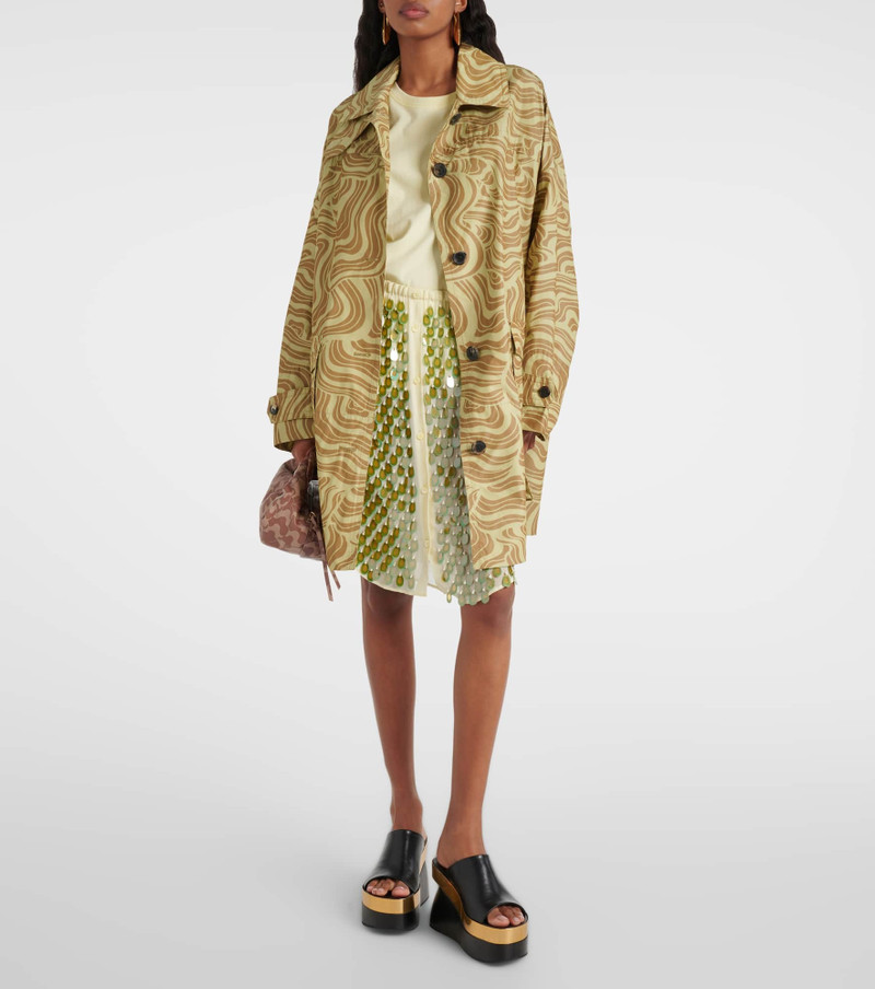 Dries Van Noten Printed coat outlook