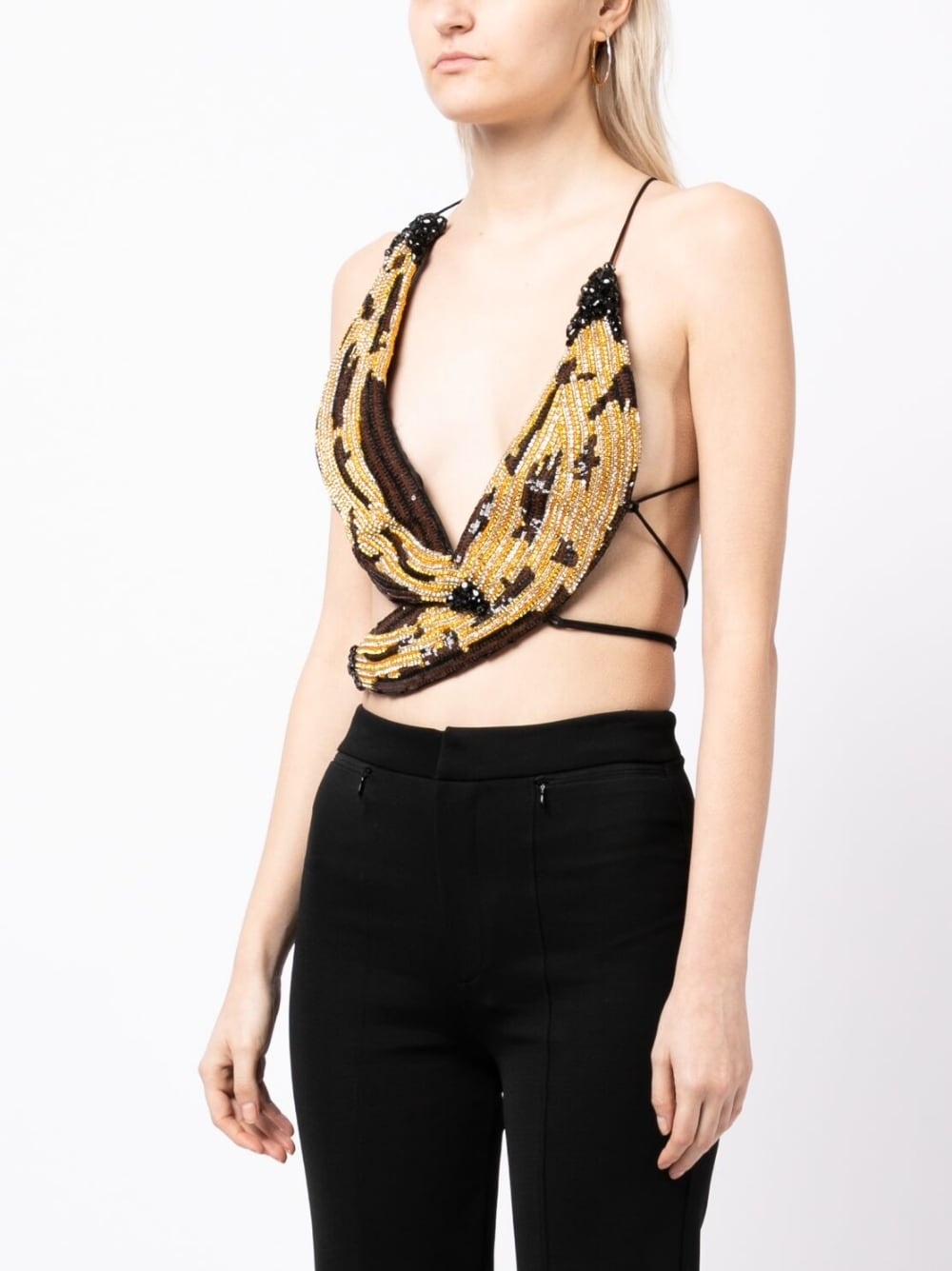embroidered-detail top - 3