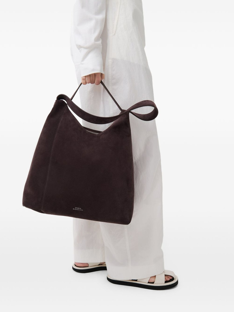 Studio Nicholson Hobo Type 1 suede tote bag outlook