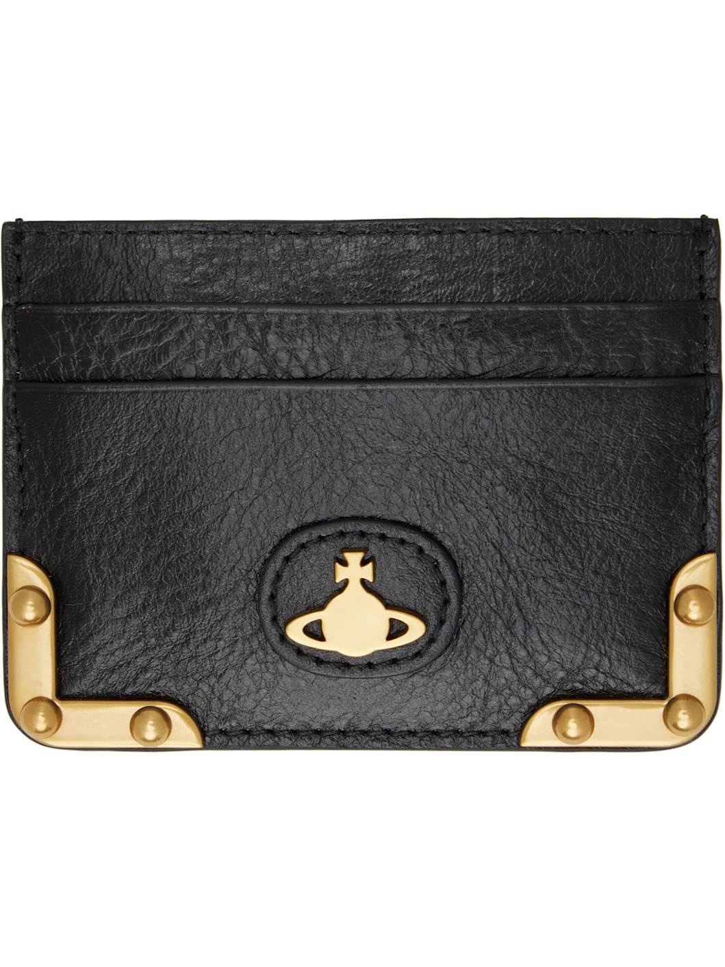 Black Flat Orb Card Holder - 1