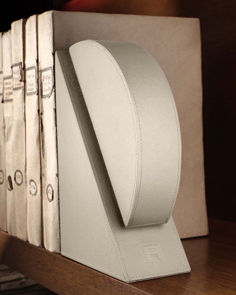 ASSOULINE Right Cubist Bookend - Stone outlook
