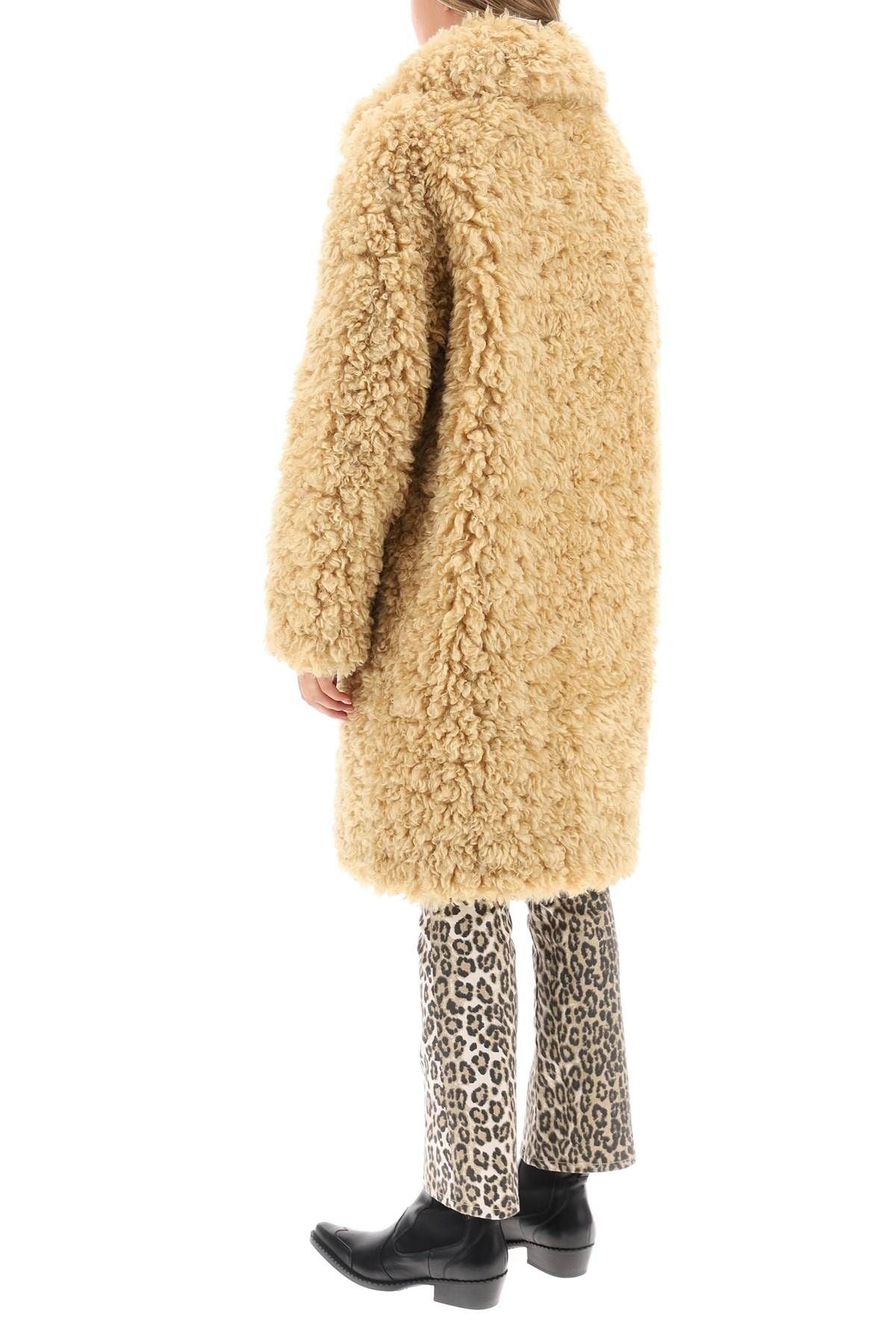 'CAMILLE' FAUX FUR COCOON COAT - 9