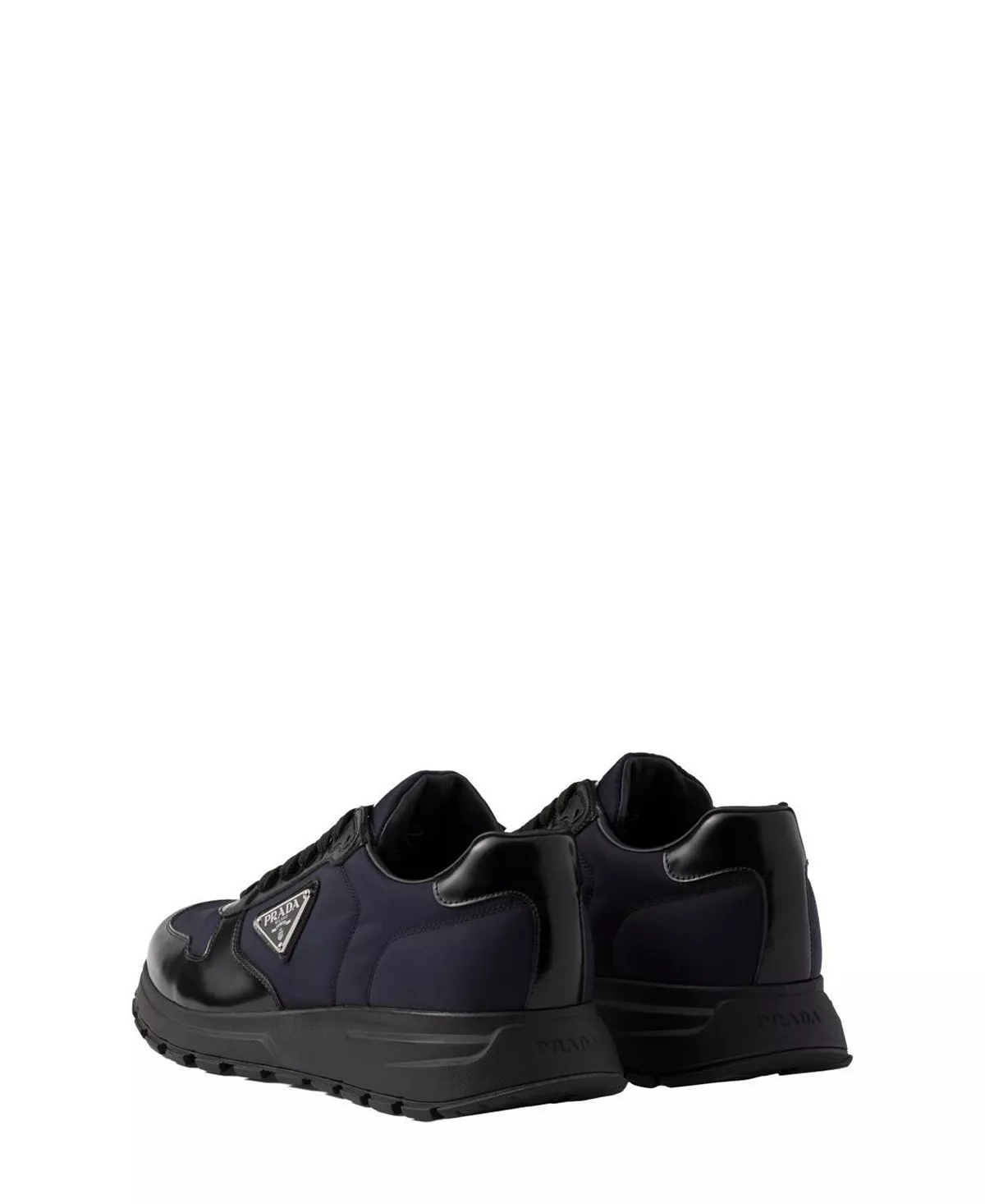 Men's Prax 01 Re-Nylon and Brushed Leather Sneakers - 5