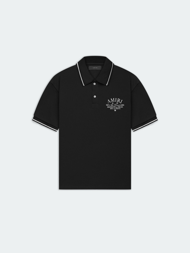 AMIRI ARTS DISTRICT PIQUE POLO 7