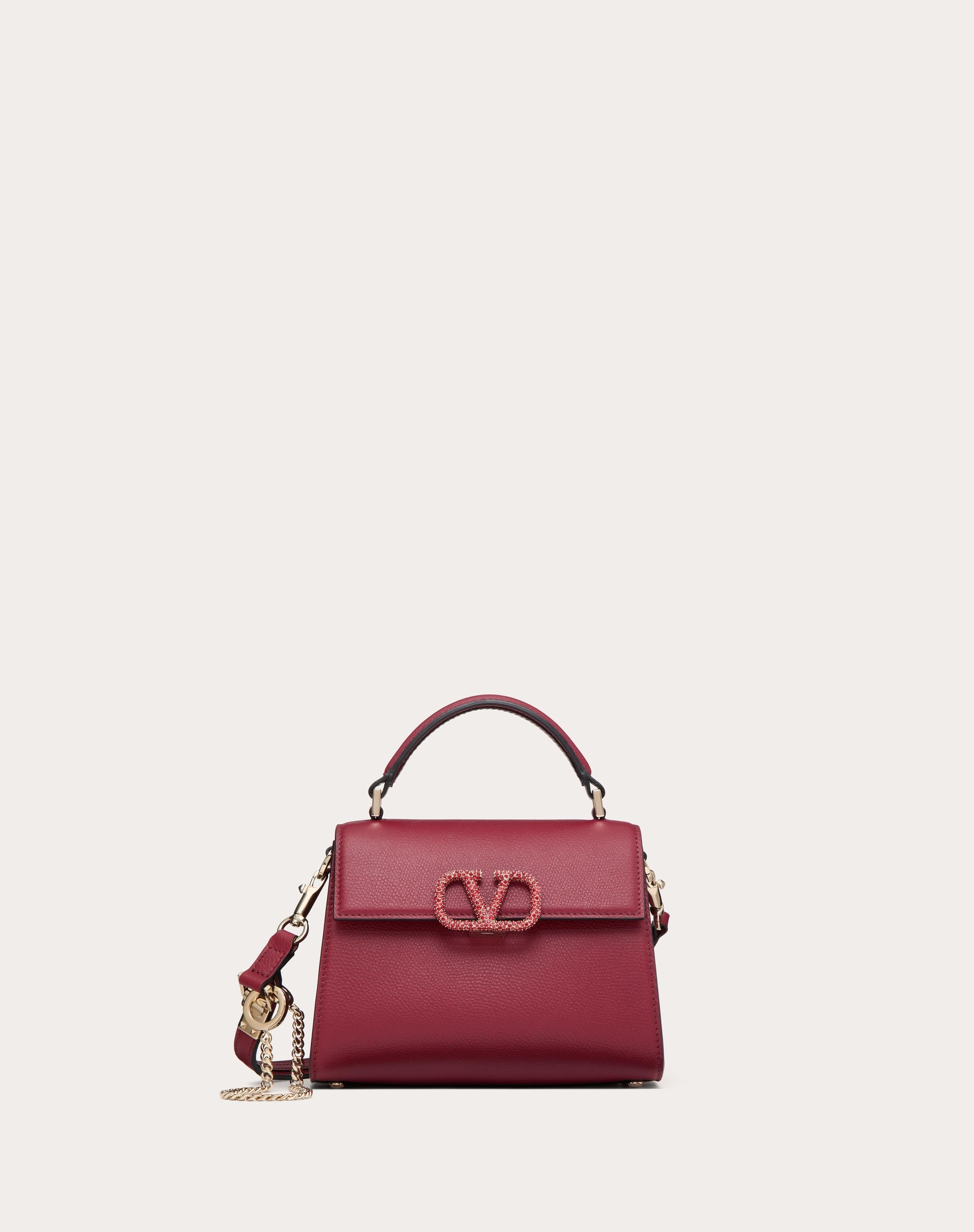 【関税＆送料込み】Valentino Garavani Valentino Garavani 'G Valentino VALENTINO GARAVANI VSLING MINI HANDBAG WITH JEWEL