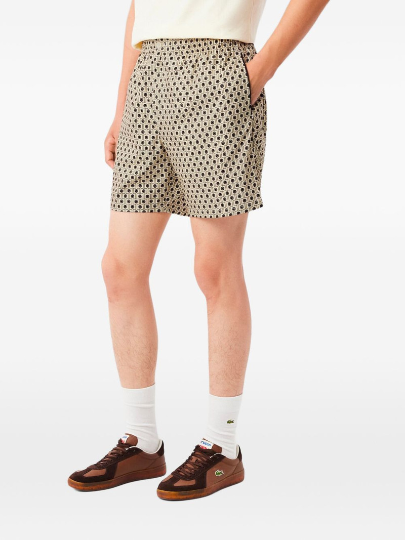 LACOSTE geometric-print shorts outlook