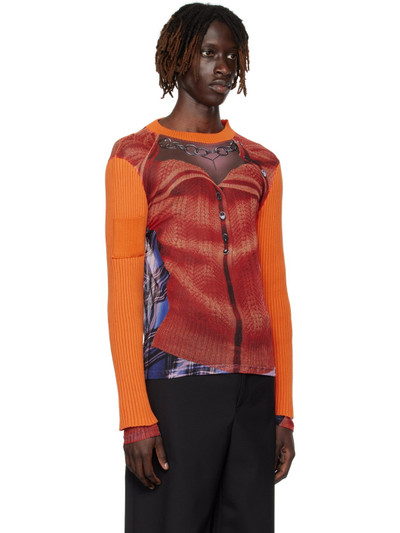 Y/Project Orange Jean Paul Gaultier Edition Long Sleeve T-Shirt outlook