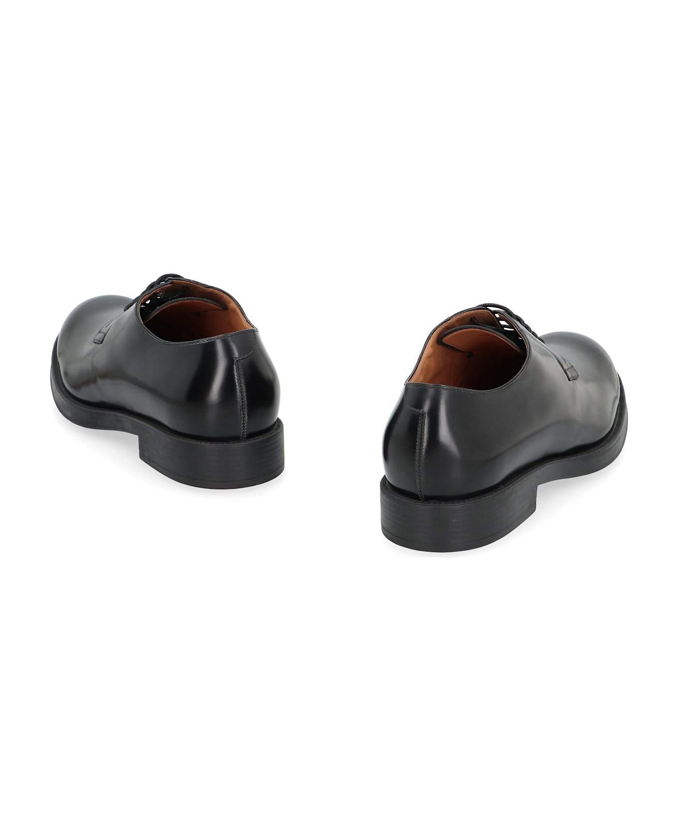 Leather Lace-up Shoes - 4