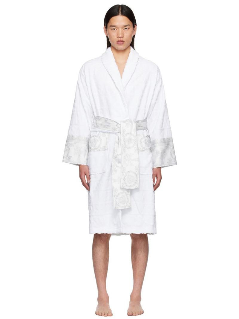 White 'I Heart Baroque' Robe 1