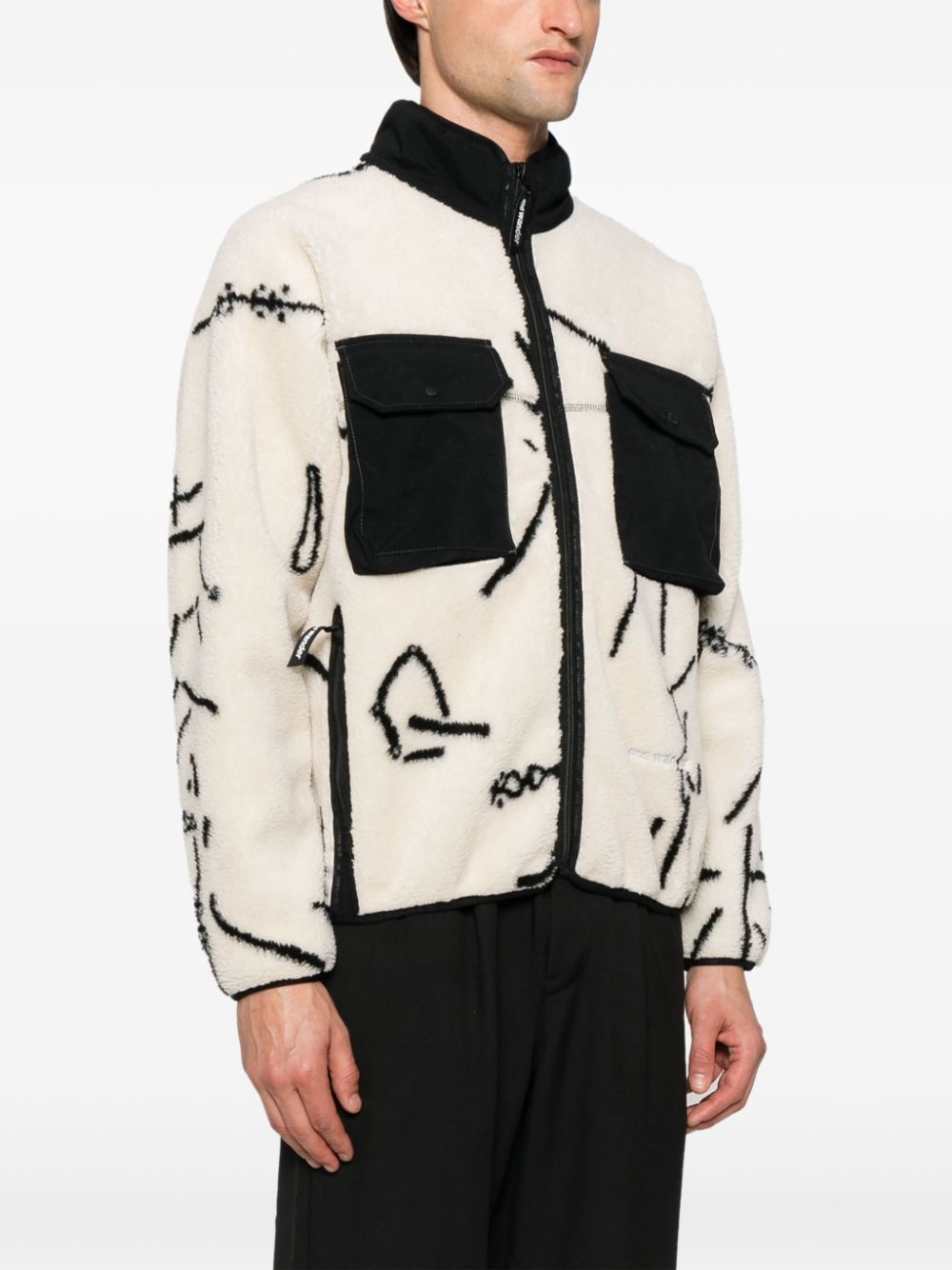 Map Key Boa jacket - 3